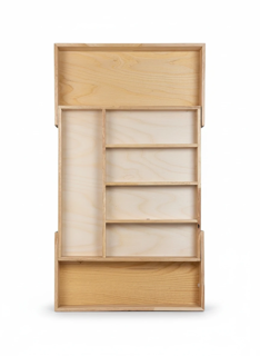 جا قاشقی کشویی چوبی