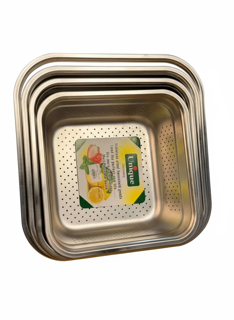 ابکش استیل مربع 4 عددی